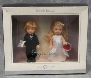 Mattel Barbie Tommy and Kelly Dolls Davids Bridal Perfect Pair Silver