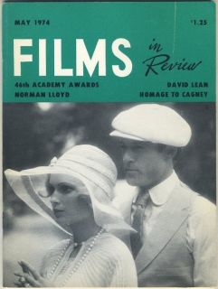  in Review May 1974 Robert Redford + Mia Farrow JAMES CAGNEY David Lean