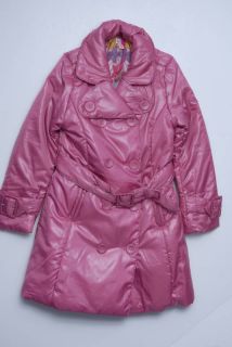 Nolita Pocket Girls Long Length Delia Coat Pink Size 5