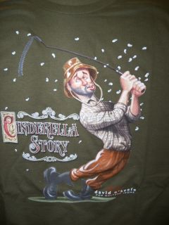  Caddyshack Cinderella Story T Shirt by David Okeefe   Size Large