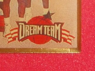 Dream Team USA Olympic Basketball 1996 96 Vtg Enamel Metal Pin Shaq