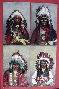 Old Tucks Oilette Postcards Indians Eagle Feather War Bonnets