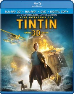 The Adventures of Tintin 3D Blu Ray Blu Ray DVD Digital Copy Brand New