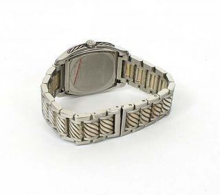 designer david yurman s s silver thoroughbred watch