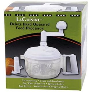LaCuisine Deluxe Hand Operated Chopper, Slicer, Juicer Mixer Food