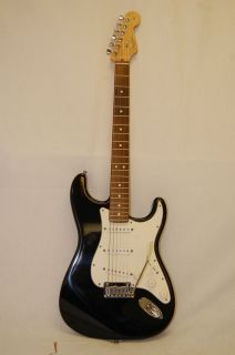Fender USA Stratocaster Black 6 String Electric Guitar W/ Fender Case