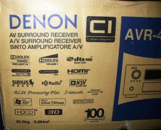 Denon AVR 4311CI 9 2 Channel Network Multi Room Home Theater Rec HDMI