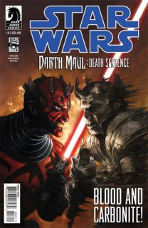 STAR WARS DARTH MAUL DEATH SENTENCE #3 (of 4) Dark Horse Comics