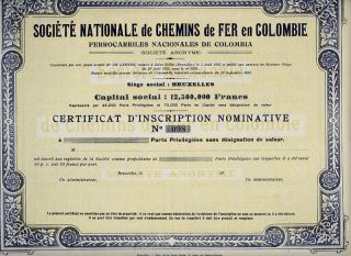 Ferrocarriles Nacionales de Colombia Railroad