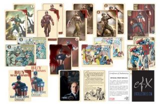 complete sets of cards near mint and blood stained printed from the