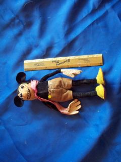 RARE 1930s Dean’s Rag Doll Co 8” Mickey Mouse Doll