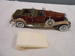 1930 Duesenberg J Derham Tourster Franklin Mint Diecast Car