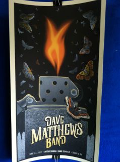 Dave Matthews Band Poster 6 27 2012 Susquehanna Bank Center NJ Night 2