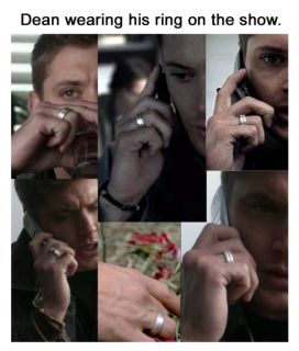 Supernatural Replica Ring Deans Ring USA Size 10 Stainless Steel Ring