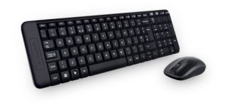 Logitech MK220 Wireless Desktop System Desktop Mouse and Keyboard