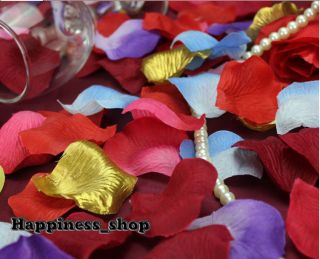 1000pcs Silk Rose Petals for Wedding Decoration artificial petals