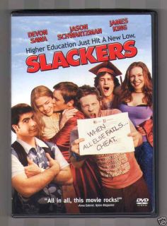 Slackers DVD 2002 Devon Sawa Jason Schwartzman James King 043396080843