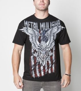  Mens Patriot s s Tee Shirt Black Medium Eagle Flag Brian Deegan