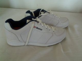 dexter rockport mens white bowling shoes size 9 used