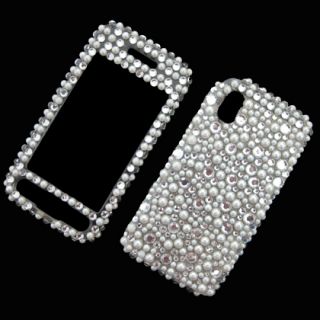 Front Back Bling Diamond Rhinestone Case Cover for Samsung Tocco Lite