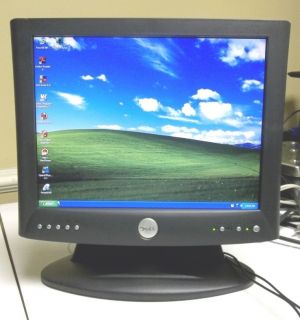 Dell 1503FP 15 Flat Screen LCD Desktop Computer Monitor DVI VGA