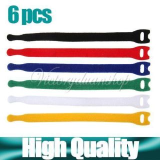 Pcs Velcro Wrap Cable Ties 200x 12mm Tidy Pack Strap Wrap Self