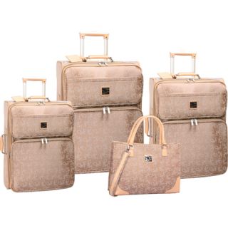 Diane Von Furstenberg Signature Seven 4 Piece Tan Luggage Set $1280