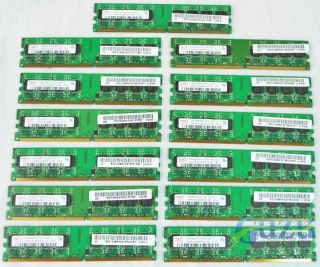  of 13 x 1GB Hynix Desktop Memory PC2 5300U 555 DDR2 Ram HYMP512U64BP8