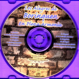 Los Alegres Borinquen Plena Armonia Puerto Rico CD Only