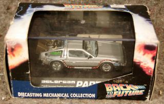 RARE Japanese DELOREAN Back to the Future Part I 143 Diecast