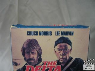 Delta Force VHS Chuck Norris Lee Marvin Bo Svenson