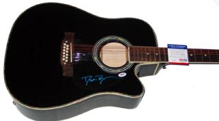 Dierks Bentley Autographed Signed 12 String Guitar & Proof PSA UACC RD