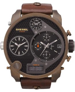 New Mens Diesel Watch Super Bad Ass Chronograph Wrist Watch DZ7246