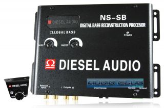 Diesel Audio 2 Way Digital Bass Epicenter Reconstruction Processor w