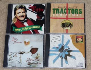  Christmas CDs WILLIE NELSON DOLLY PARTON JOE DIFFIE TRACTORS FAST SHIP