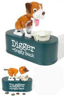 product description digger the doggy bank likes to keep your