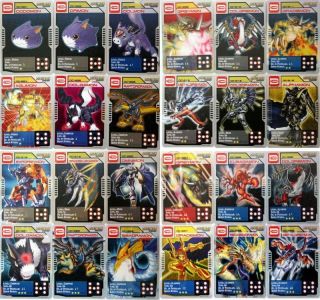 Bandai Digimon Series 1 D Cyber Collect Card Game Set of 24