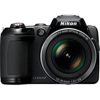 nikon coolpix l120 digital camera refurbished black