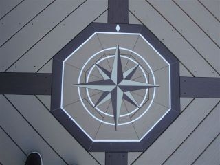 Azek Decking Inlay Compass Rose Deck Floor Medallion