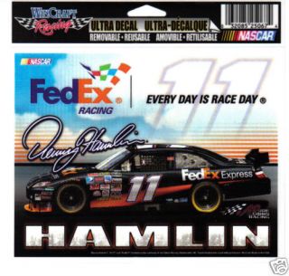  NASCAR 11 Denny Hamlin Car Ultra Decal 5" x 6"