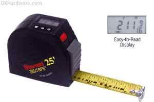 Digital tape measure Starrett D1 25 25 with digital readout