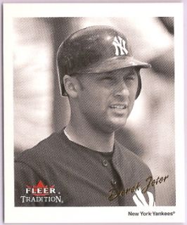 Derek Jeter Yankees 03 Fleer B & W Goudey GOLD #d 36/36