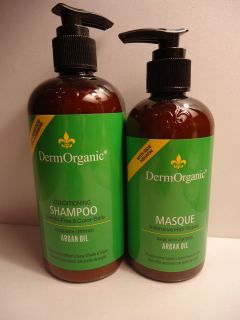 DermOrganic Argan Sulfate Free Shampoo Conditioner Set