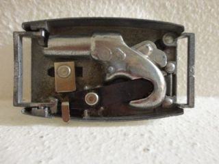 Vintage Remington Derringer 1867 Toy Cap Gun Belt Buckle Mid Century