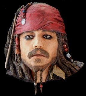 Johnny Depp Pirates Life Size Color Bust Caribbean