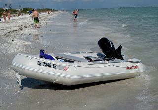 2009 Saturn 11ft Inflatable Dinghy and or 9 9 HP Mercury Outboard