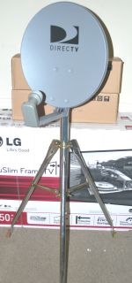 DirecTV Satellite Dish 3 Tripod Kit 18 Compass Mast Meter Cable RV