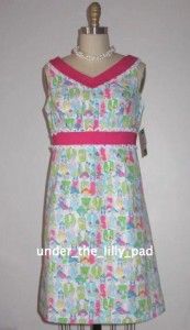 Lilly Pulitzer Del Mar Giddy Up Derby Dress 6 8 10