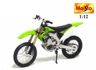  12 KX450F KXF 450 Dirt Motorcycle Die Cast Collection Toys 31175