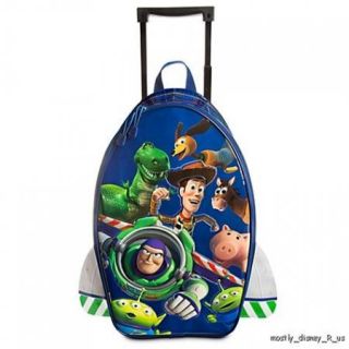 New  Toy Story Buzz Lightyear Rolling Luggage Suitcase to